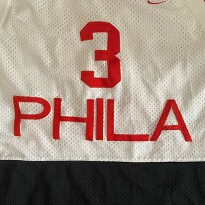 Nike Swingman Rewind Philadelphia 76ers Jersey Allen Iverson #3 Size 2XL